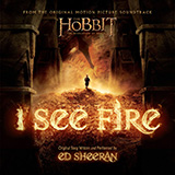 Ed Sheeran 'I See Fire (from The Hobbit)' Super Easy Piano