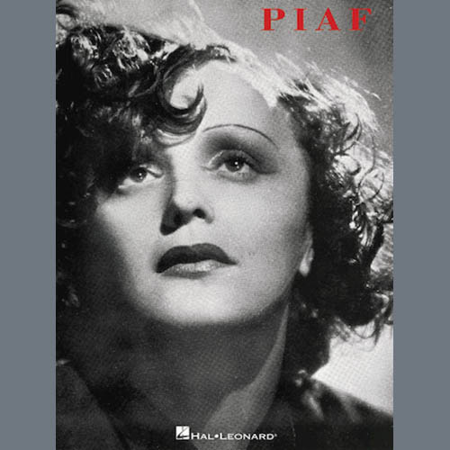 Easily Download Edith Piaf Printable PDF piano music notes, guitar tabs for  Piano, Vocal & Guitar Chords (Right-Hand Melody). Transpose or transcribe this score in no time - Learn how to play song progression.