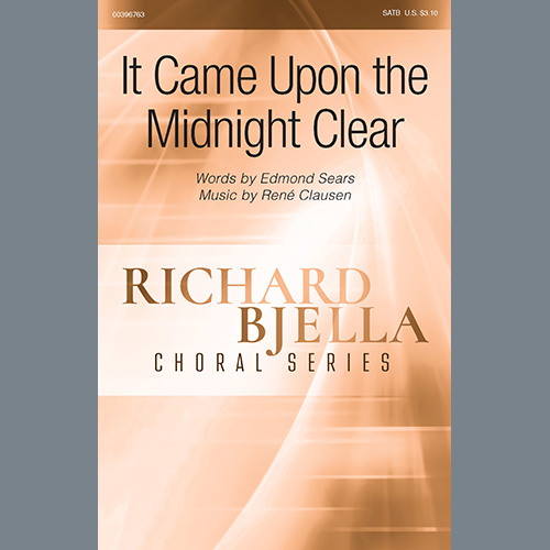 Easily Download Edmond Sears and René Clausen Printable PDF piano music notes, guitar tabs for  SATB Choir. Transpose or transcribe this score in no time - Learn how to play song progression.