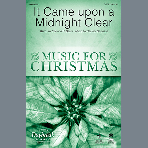 Easily Download Edmund H. Sears and Heather Sorenson Printable PDF piano music notes, guitar tabs for  SATB Choir. Transpose or transcribe this score in no time - Learn how to play song progression.