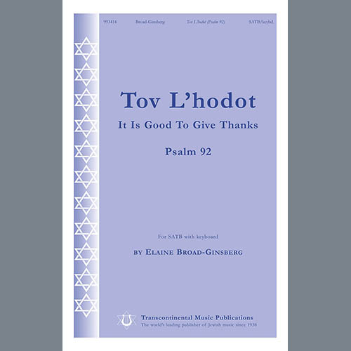 Easily Download Elaine Broad-Ginsberg Printable PDF piano music notes, guitar tabs for  SATB Choir. Transpose or transcribe this score in no time - Learn how to play song progression.