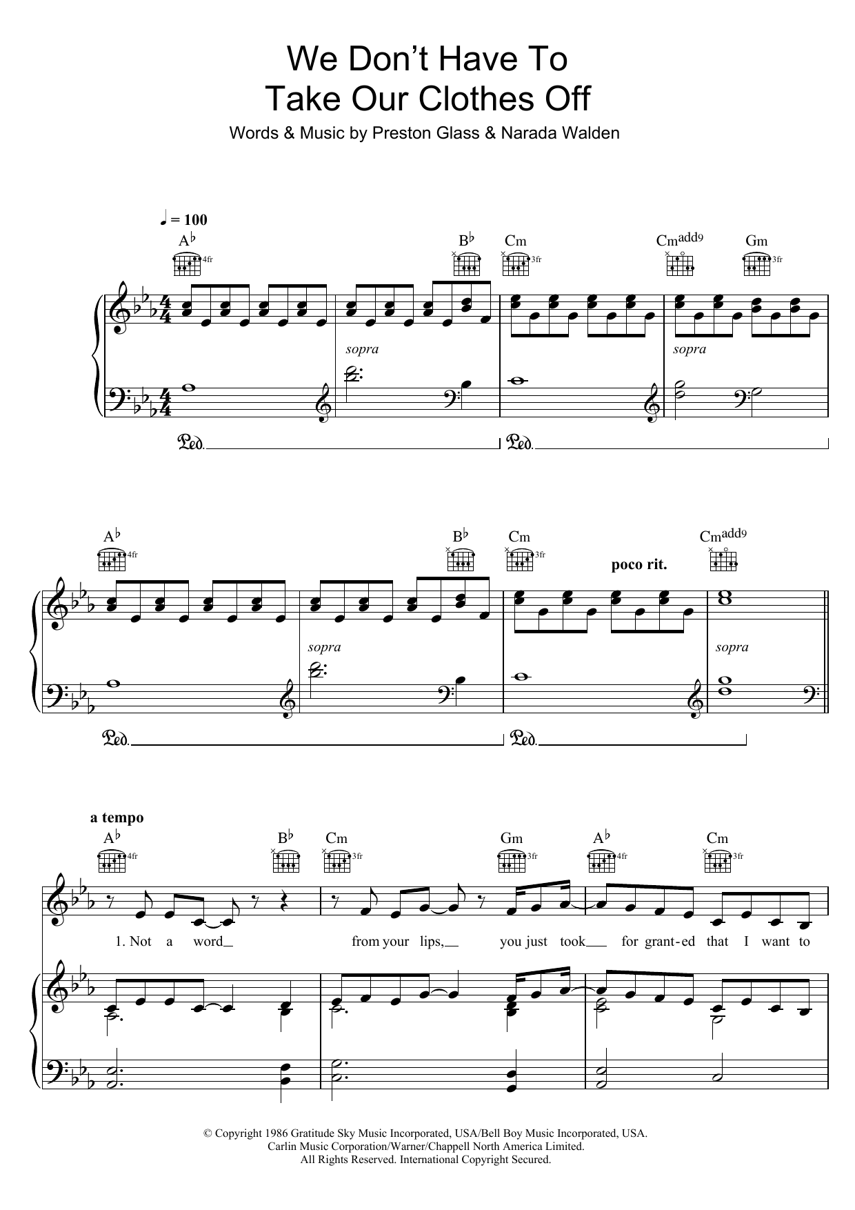 Ella Eyre We Don't Have To Take Our Clothes Off sheet music notes and chords arranged for Piano, Vocal & Guitar Chords