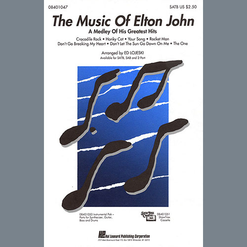 Easily Download Elton John Printable PDF piano music notes, guitar tabs for  SAB Choir. Transpose or transcribe this score in no time - Learn how to play song progression.