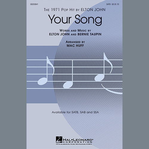 Easily Download Elton John Printable PDF piano music notes, guitar tabs for  2-Part Choir. Transpose or transcribe this score in no time - Learn how to play song progression.