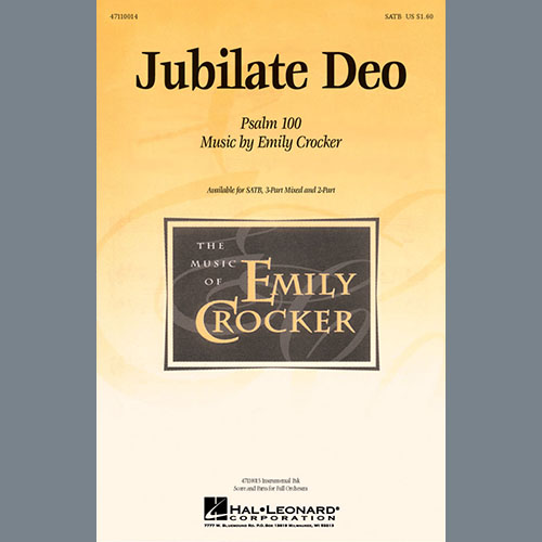 Easily Download Emily Crocker Printable PDF piano music notes, guitar tabs for  SATB Choir. Transpose or transcribe this score in no time - Learn how to play song progression.