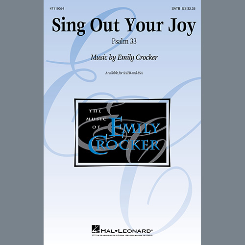 Easily Download Emily Crocker Printable PDF piano music notes, guitar tabs for  SATB Choir. Transpose or transcribe this score in no time - Learn how to play song progression.