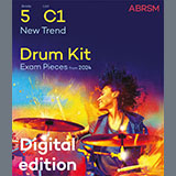 Emily Gunton 'New Trend (Grade 5, list C1, from the ABRSM Drum Kit Syllabus 2024)' Drums