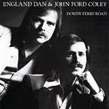 England Dan & John Ford Coley 'It's Sad To Belong' Lead Sheet / Fake Book