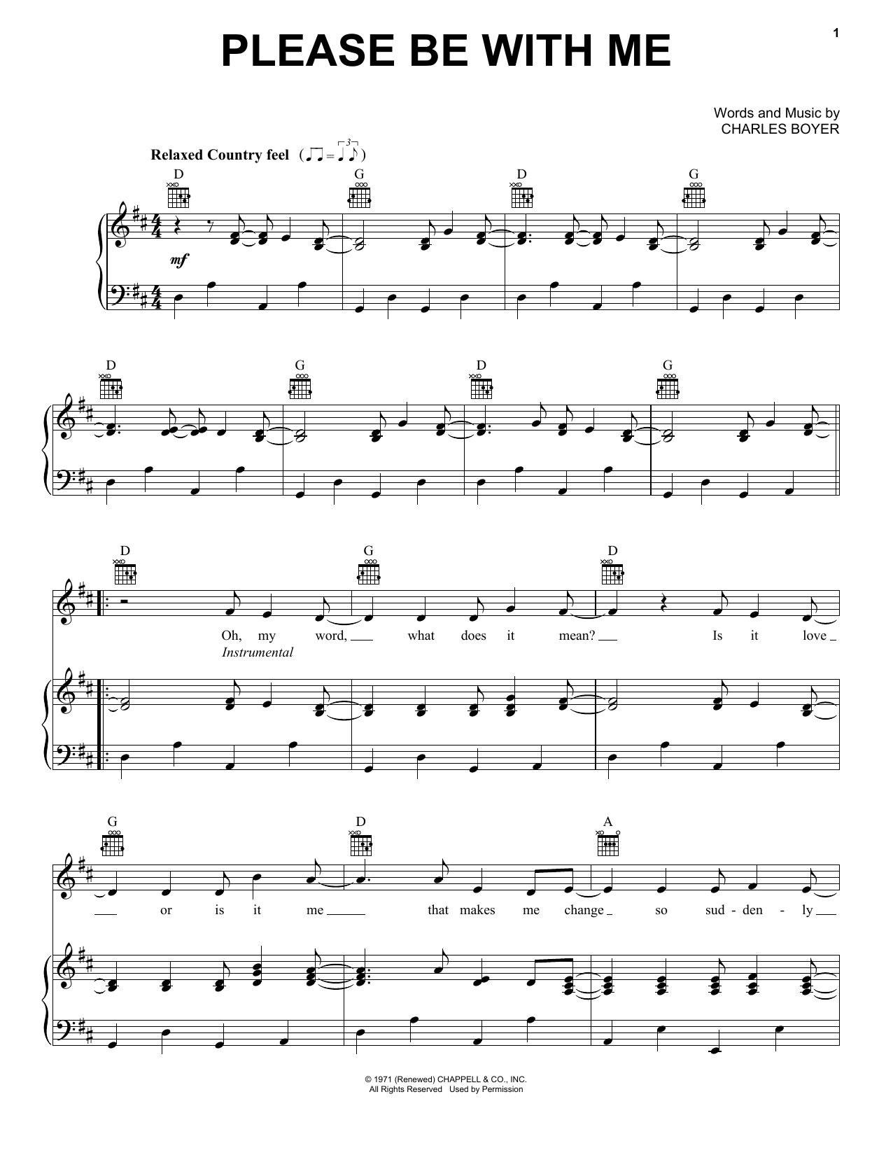 Eric Clapton Please Be With Me sheet music notes and chords arranged for Piano, Vocal & Guitar Chords (Right-Hand Melody)