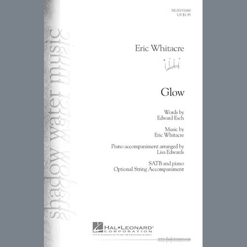 Easily Download Eric Whitacre Printable PDF piano music notes, guitar tabs for  Piano, Vocal & Guitar Chords (Right-Hand Melody). Transpose or transcribe this score in no time - Learn how to play song progression.