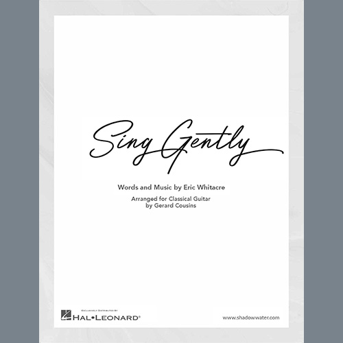 Easily Download Eric Whitacre Printable PDF piano music notes, guitar tabs for  Solo Guitar. Transpose or transcribe this score in no time - Learn how to play song progression.