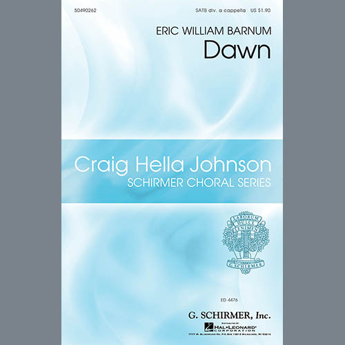 Easily Download Eric William Barnum Printable PDF piano music notes, guitar tabs for  SATB Choir. Transpose or transcribe this score in no time - Learn how to play song progression.