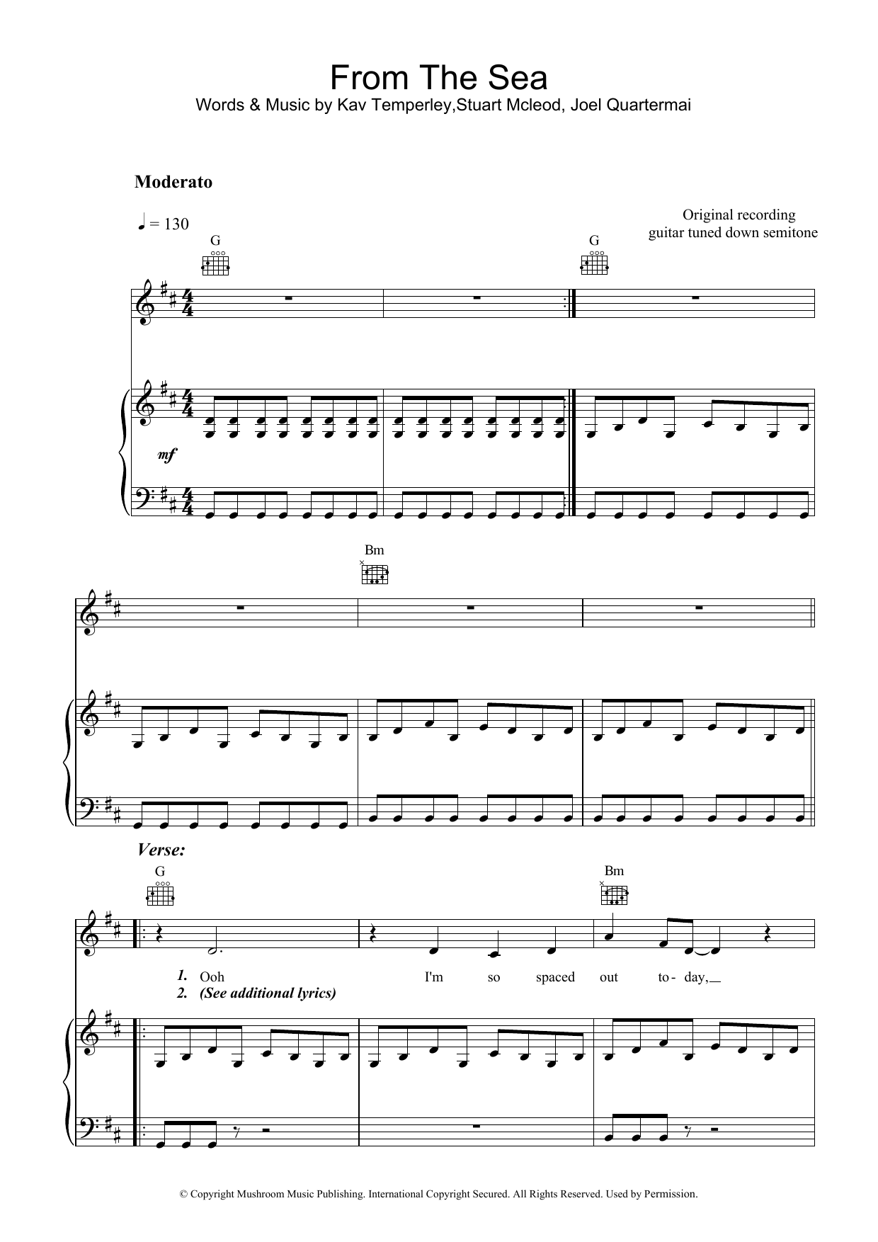 Eskimo Joe From The Sea sheet music notes and chords arranged for Piano, Vocal & Guitar Chords