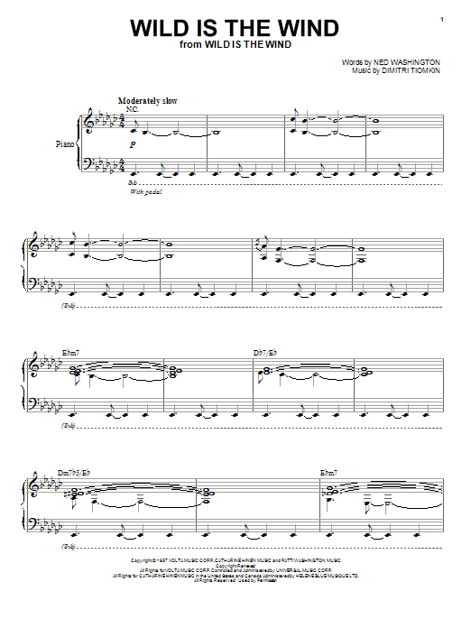 Esperanza Spalding Wild Is The Wind sheet music notes and chords arranged for Piano & Vocal