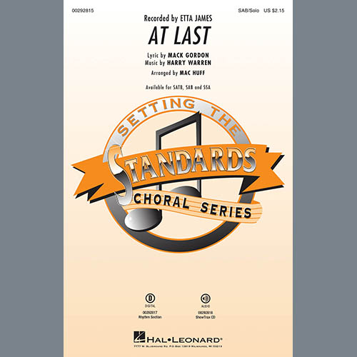 Easily Download Etta James Printable PDF piano music notes, guitar tabs for  SSA Choir. Transpose or transcribe this score in no time - Learn how to play song progression.