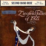 Fannie Brice 'Second Hand Rose' Piano, Vocal & Guitar Chords (Right-Hand Melody)