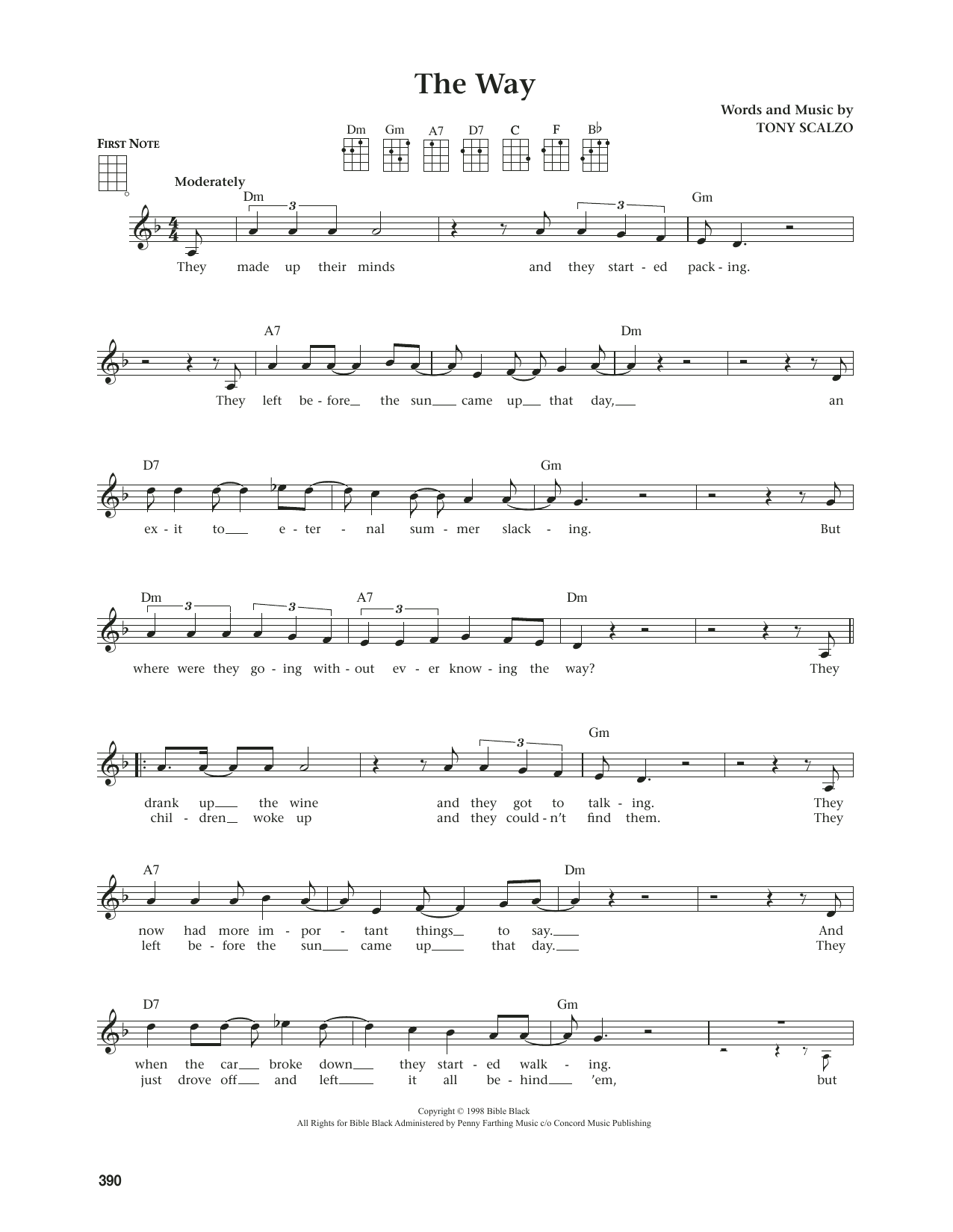 Fastball The Way (from The Daily Ukulele) (arr. Jim Beloff) sheet music notes and chords arranged for Ukulele