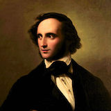 Felix Mendelssohn Bartholdy 'Piano agitato' Piano Solo