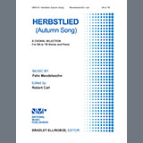 Felix Mendelssohn 'Herbstlied (Autumn Song) (SA or TB Choir)' 2-Part Choir