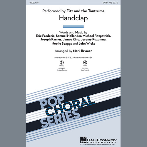 Easily Download Fitz And The Tantrums Printable PDF piano music notes, guitar tabs for  SATB Choir. Transpose or transcribe this score in no time - Learn how to play song progression.