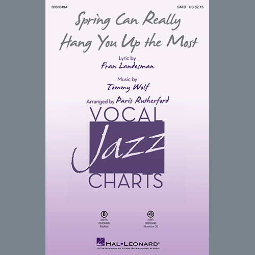 Easily Download Fran Landesman and Tommy Wolf Printable PDF piano music notes, guitar tabs for  SATB Choir. Transpose or transcribe this score in no time - Learn how to play song progression.