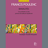 Francis Poulenc 'Banalités' Piano & Vocal