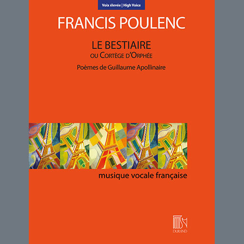 Easily Download Francis Poulenc Printable PDF piano music notes, guitar tabs for  Piano & Vocal. Transpose or transcribe this score in no time - Learn how to play song progression.