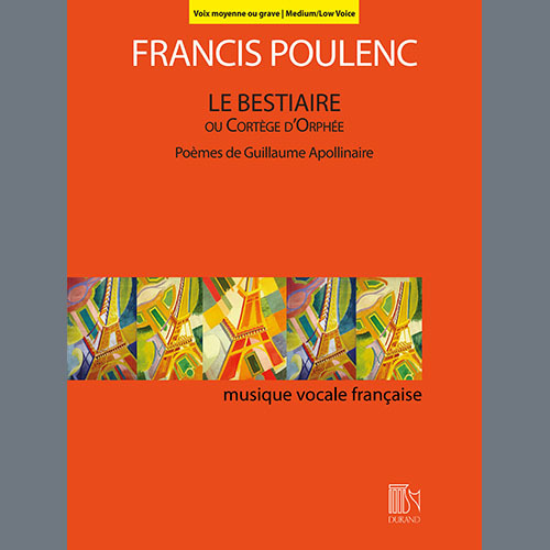 Easily Download Francis Poulenc Printable PDF piano music notes, guitar tabs for  Piano & Vocal. Transpose or transcribe this score in no time - Learn how to play song progression.