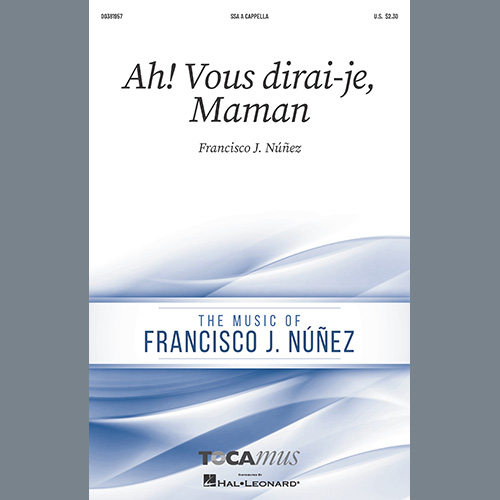 Easily Download Francisco J. Nunez Printable PDF piano music notes, guitar tabs for  SSA Choir. Transpose or transcribe this score in no time - Learn how to play song progression.