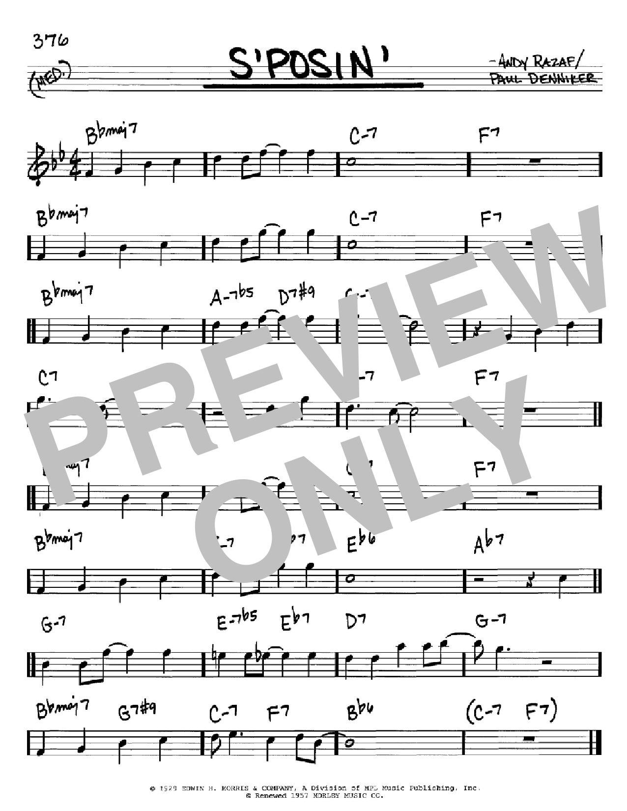 Frank Sinatra S'posin' sheet music notes and chords arranged for Real Book – Melody & Chords – C Instruments