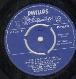 Frankie Vaughan 'The Heart Of A Man' Piano, Vocal & Guitar Chords