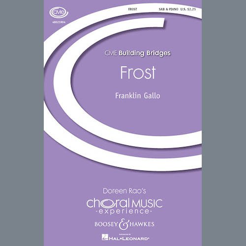 Easily Download Franklin Gallo Printable PDF piano music notes, guitar tabs for  SAB Choir. Transpose or transcribe this score in no time - Learn how to play song progression.