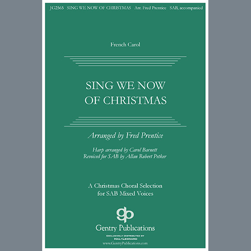 Easily Download Fred Prentice, Carol Barnett & Allan Petker Printable PDF piano music notes, guitar tabs for  SAB Choir. Transpose or transcribe this score in no time - Learn how to play song progression.