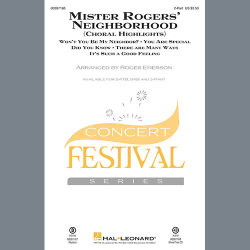 Easily Download Fred Rogers Printable PDF piano music notes, guitar tabs for  SAB Choir. Transpose or transcribe this score in no time - Learn how to play song progression.