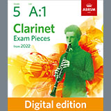 Friedrich Demnitz 'Study in B flat ('Tonleiter-Studien') (Grade 5 List A1 from the ABRSM Clarinet syllabus from 2022)' Clarinet Solo