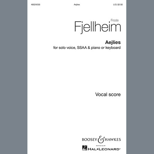 Easily Download Frode Fjellheim Printable PDF piano music notes, guitar tabs for  SSA Choir. Transpose or transcribe this score in no time - Learn how to play song progression.