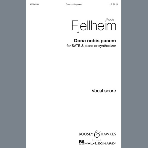 Easily Download Frode Fjellheim Printable PDF piano music notes, guitar tabs for  SATB Choir. Transpose or transcribe this score in no time - Learn how to play song progression.