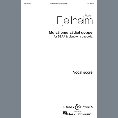 Easily Download Frode Fjellheim Printable PDF piano music notes, guitar tabs for  SSA Choir. Transpose or transcribe this score in no time - Learn how to play song progression.