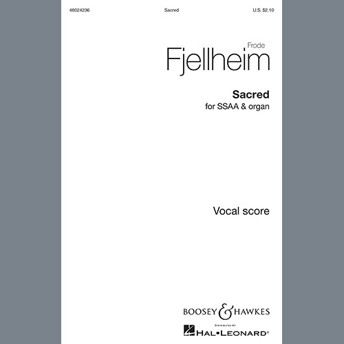 Easily Download Frode Fjellheim Printable PDF piano music notes, guitar tabs for  SSA Choir. Transpose or transcribe this score in no time - Learn how to play song progression.