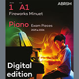 G. F. Handel 'Fireworks Minuet (Grade 1, list A1, from the ABRSM Piano Syllabus 2025 & 2026)' Piano Solo