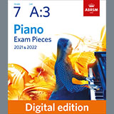 G. P. Telemann 'Vivace (Grade 7, list A3, from the ABRSM Piano Syllabus 2021 & 2022)' Piano Solo