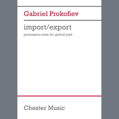 Easily Download Gabriel Prokofiev Printable PDF piano music notes, guitar tabs for  Percussion Solo. Transpose or transcribe this score in no time - Learn how to play song progression.