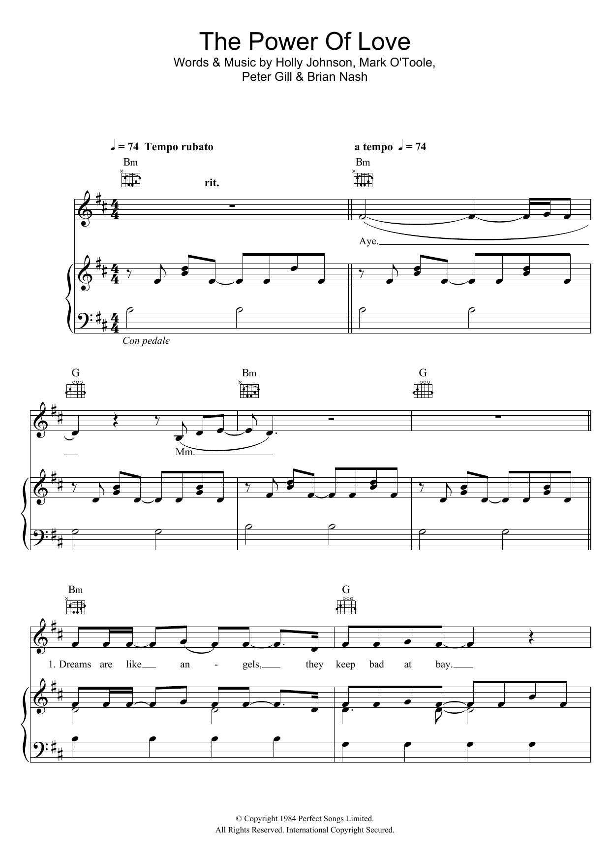 Gabrielle Aplin The Power Of Love sheet music notes and chords arranged for Piano, Vocal & Guitar Chords