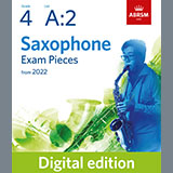George Frideric Handel 'Allegro (from Sonata in F, Op.1 No.11)  (Grade 4 A2 from the ABRSM Saxophone syllabus from 2022)' Alto Sax Solo