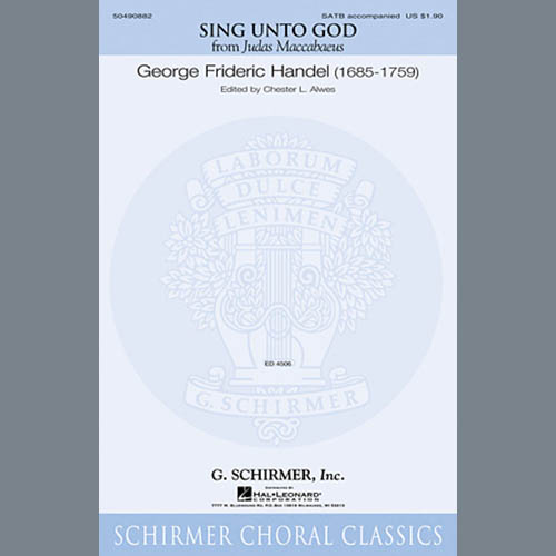 Easily Download George Frideric Handel Printable PDF piano music notes, guitar tabs for  SATB Choir. Transpose or transcribe this score in no time - Learn how to play song progression.