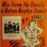 George L. Giefer 'Who Threw The Overalls In Mrs. Murphy's Chowder' Piano, Vocal & Guitar Chords (Right-Hand Melody)