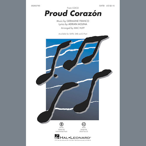 Easily Download Germaine Franco & Adrian Molina Printable PDF piano music notes, guitar tabs for  SATB Choir. Transpose or transcribe this score in no time - Learn how to play song progression.