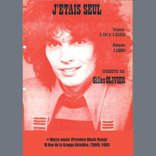 Easily Download Gilles Olivier Printable PDF piano music notes, guitar tabs for  Piano & Vocal. Transpose or transcribe this score in no time - Learn how to play song progression.
