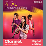 Giuseppe Verdi 'The Drinking Song (Grade 4, list A1, from the ABRSM Clarinet Syllabus from 2026)' Clarinet Solo