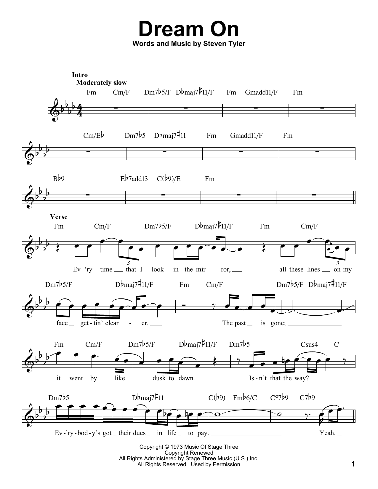 Glee Cast feat. Neil Patrick Harris Dream On sheet music notes and chords arranged for Pro Vocal